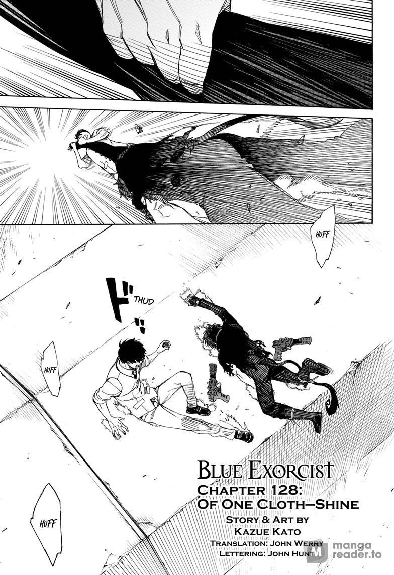 Blue Exorcist, Chapter 128 image 01