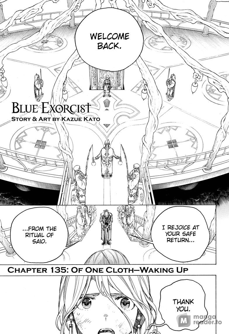 Blue Exorcist, Chapter 135 image 01