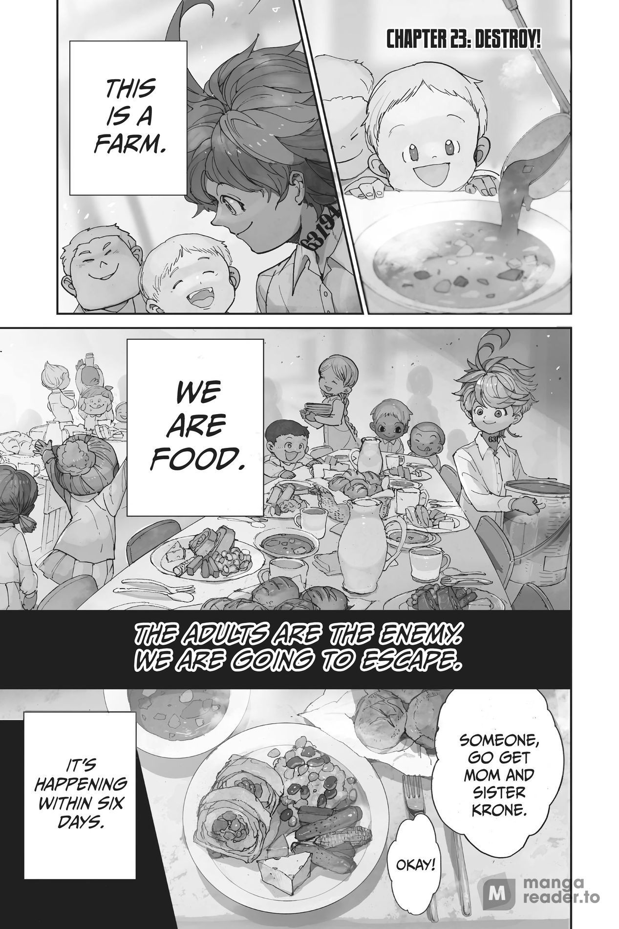 The Promised Neverland, Chapter 23 image 01