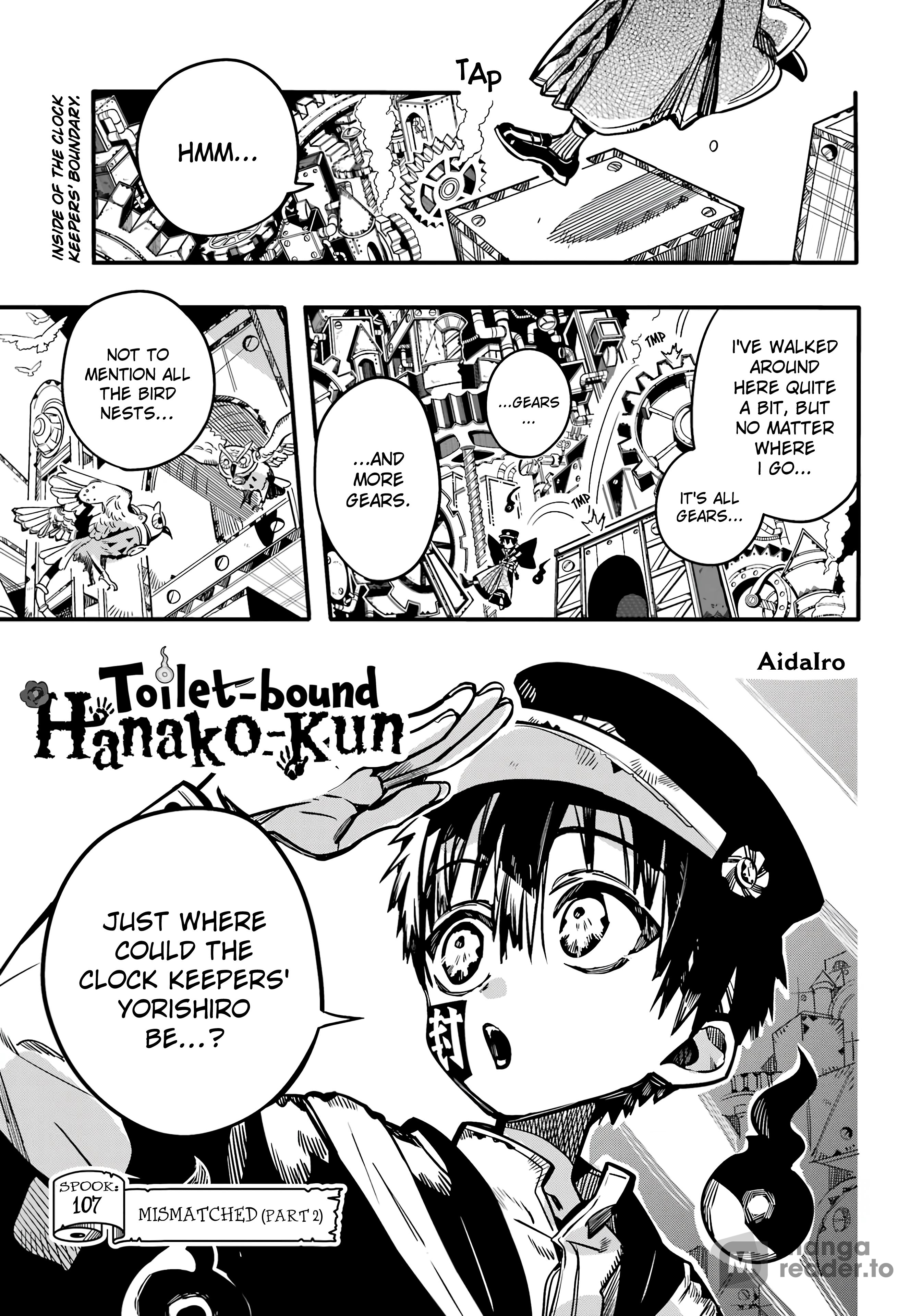 Toilet-Bound Hanako-kun, Chapter 107 image 01