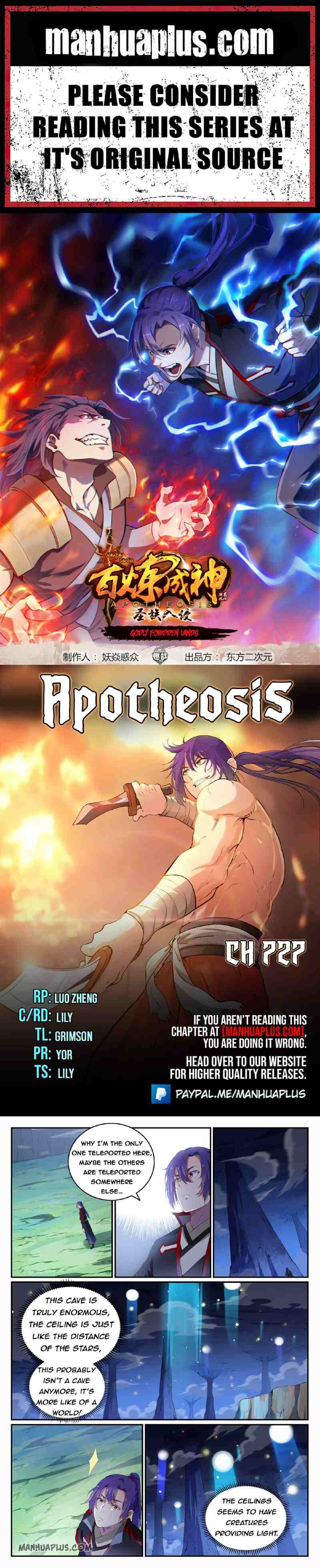 Apotheosis - Ascension to Godhood, Chapter 727 image 01