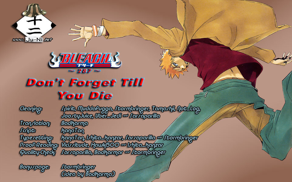 Bleach, Chapter 287 image 01