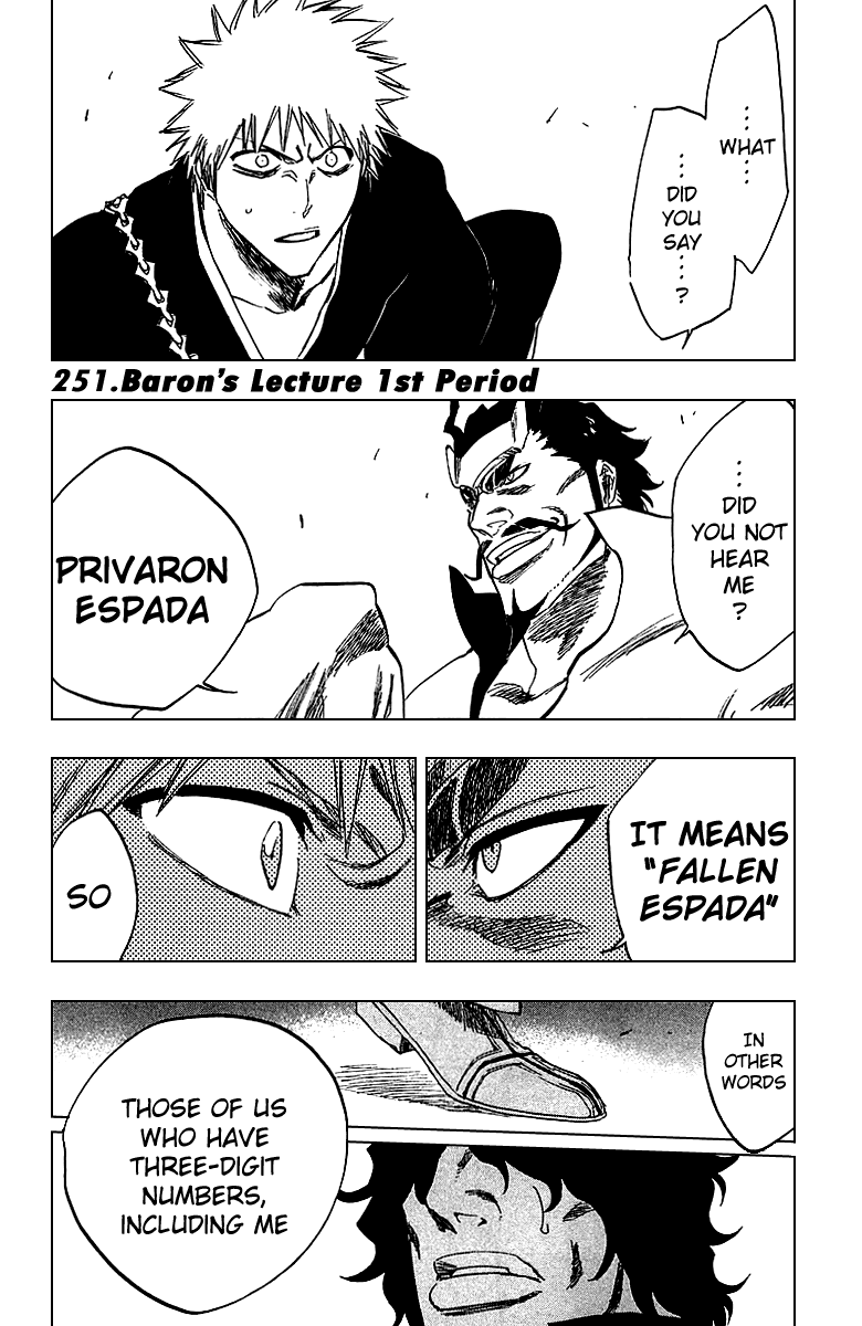Bleach, Chapter 251 image 01