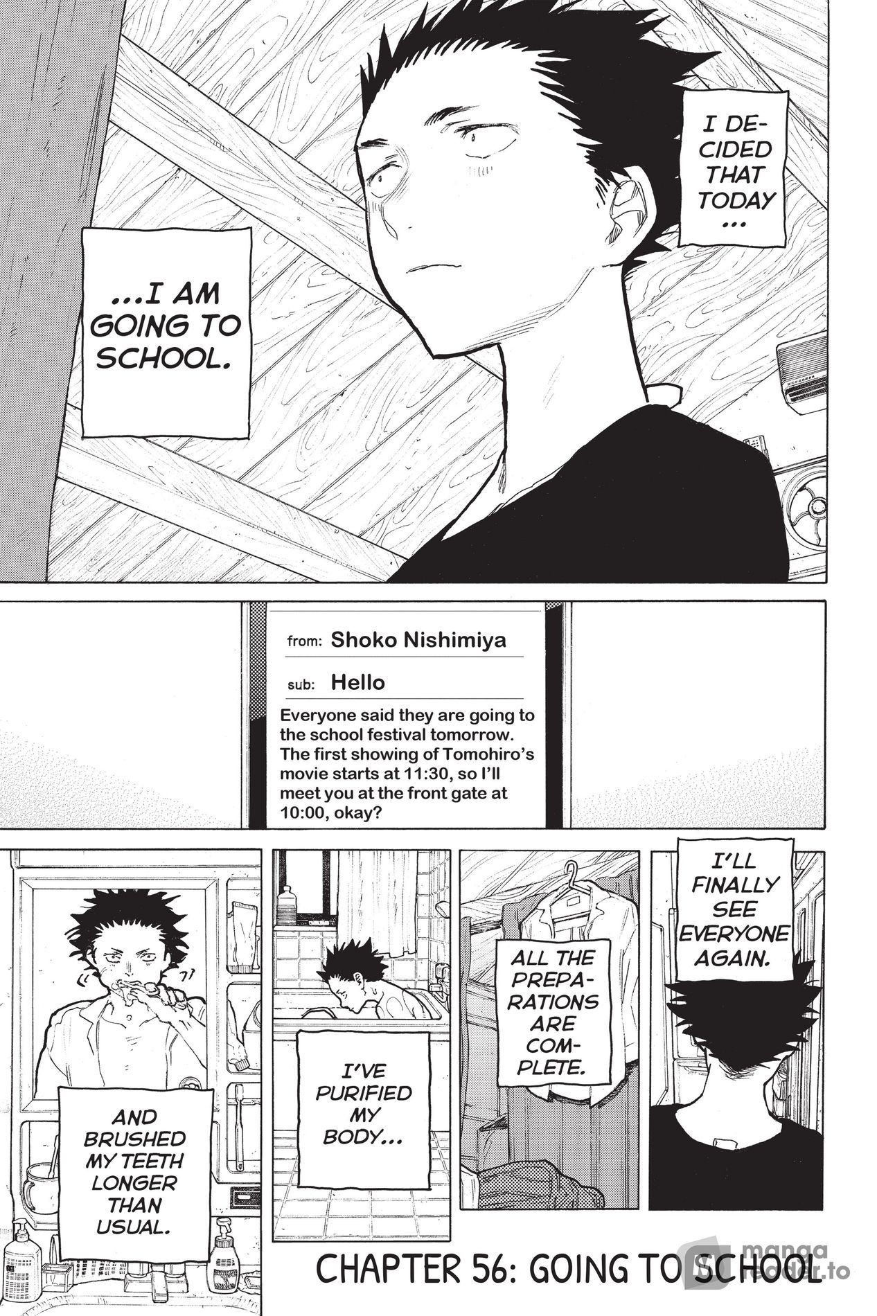 A Silent Voice, Chapter 56 image 01