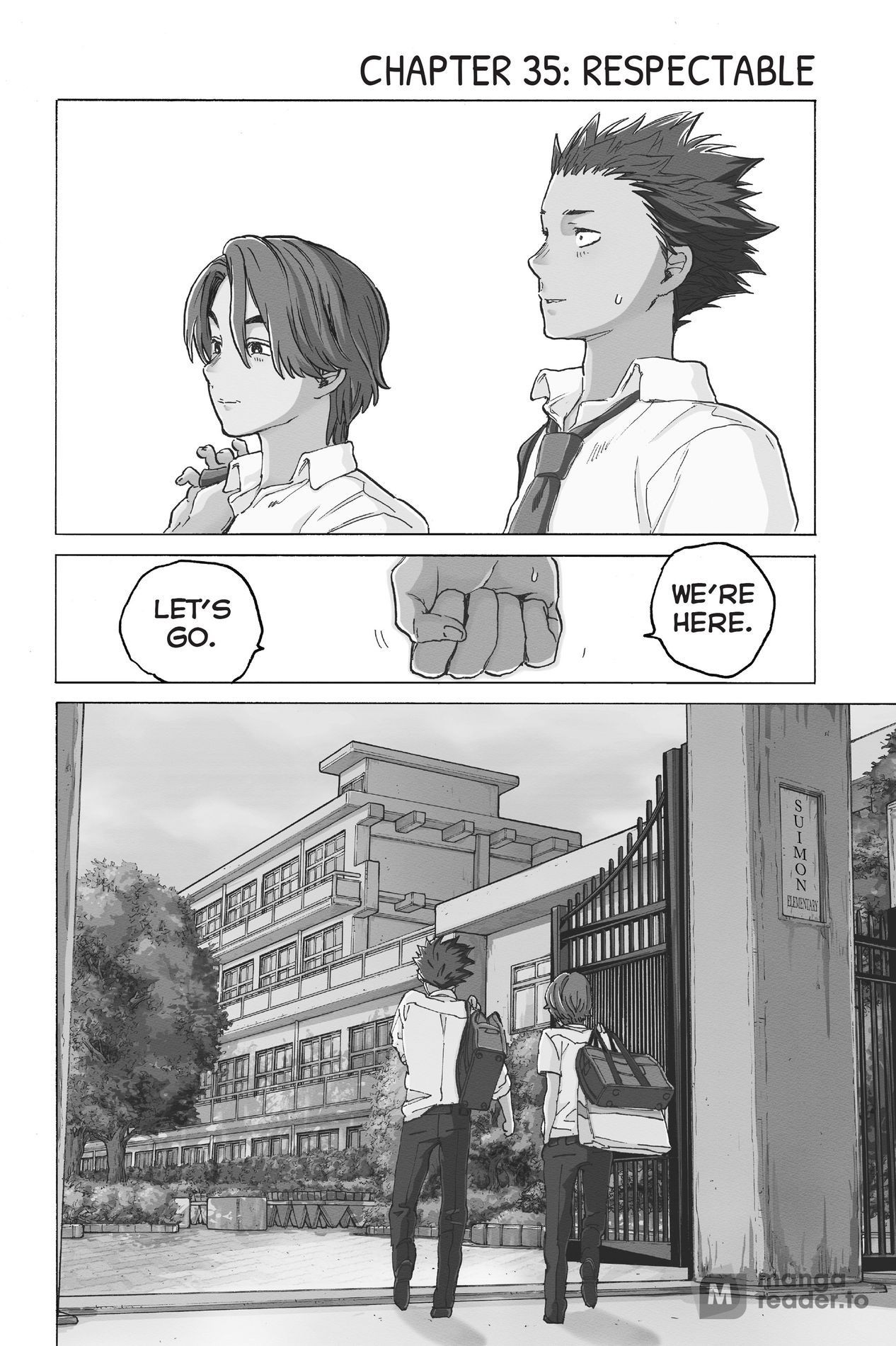 A Silent Voice, Chapter 35 image 01