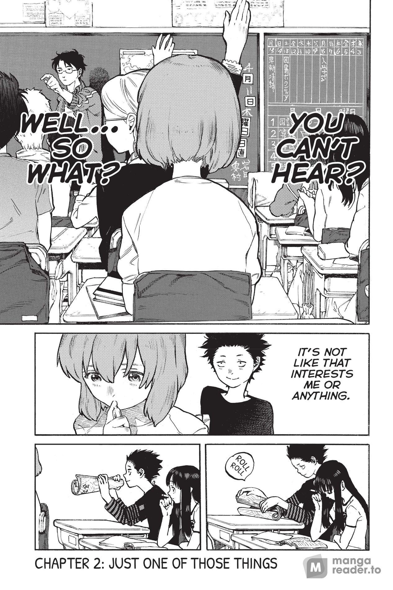 A Silent Voice, Chapter 2 image 01