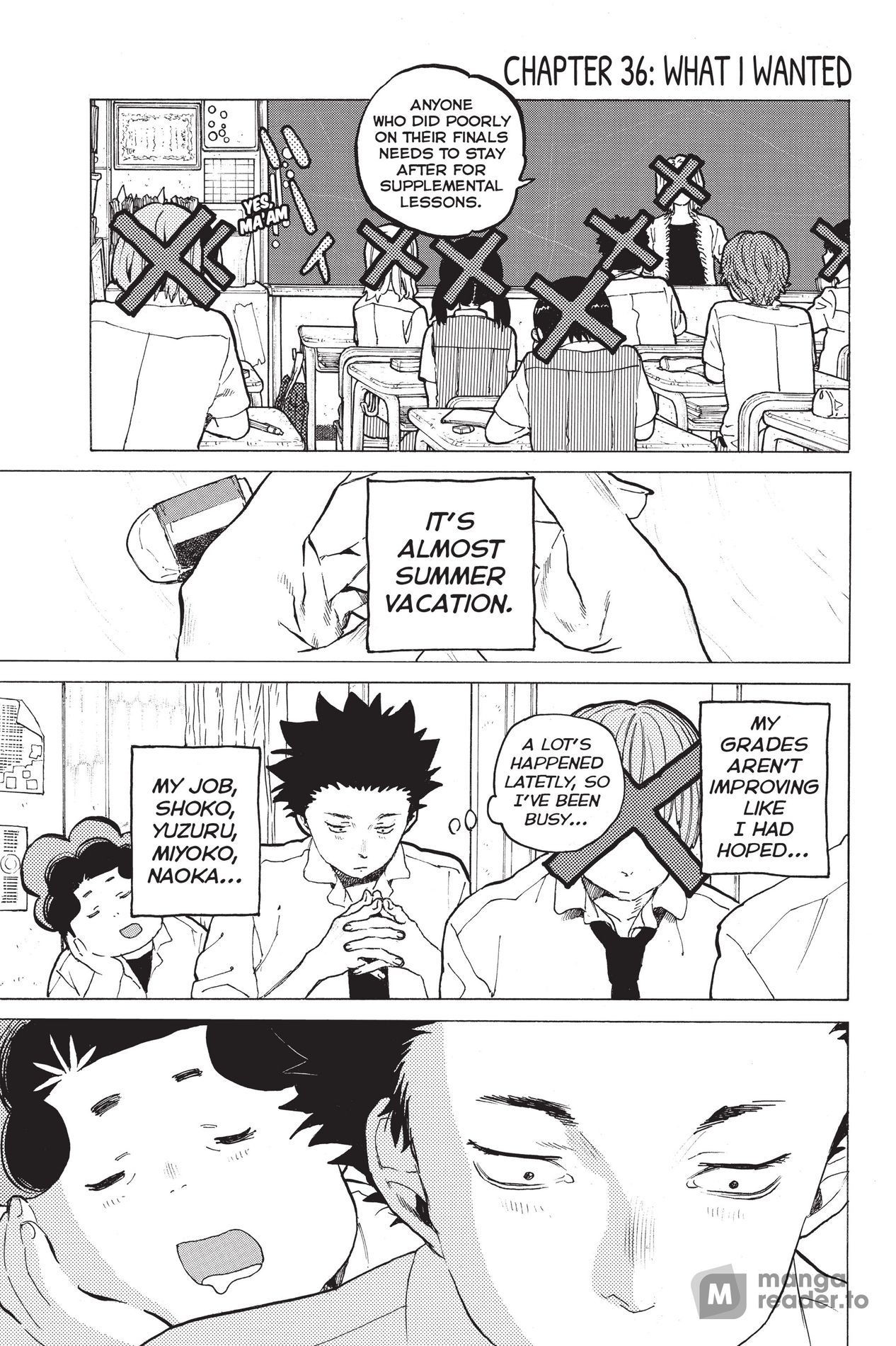 A Silent Voice, Chapter 36 image 01